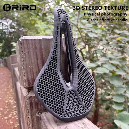 Cross-border wholesale imitation 3D printed bicycle seat cushion thickened mountain bike seat cushion bicycle seat comfortable saddle breathable