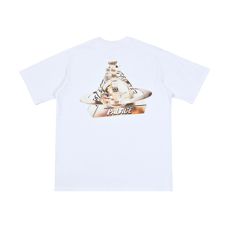 欧米の潮牌palace三角形双紗プリント高品質男女カジュアル半袖tシャツ|undefined