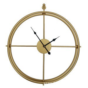 50cm 이중 링 벽시계 클래식 골드