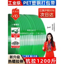 塑钢打包带捆绑带包装带手工塑料编织扎带热熔带PET1608打包机