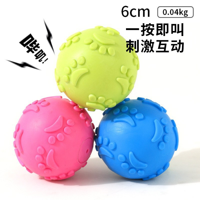 Colección de juguetes de sonido transfronterizos, fútbol de rugby, juguetes para mascotas, alivio del aburrimiento, mordedura, entrenamiento de ventilación, limpieza de dientes, juguetes para perros