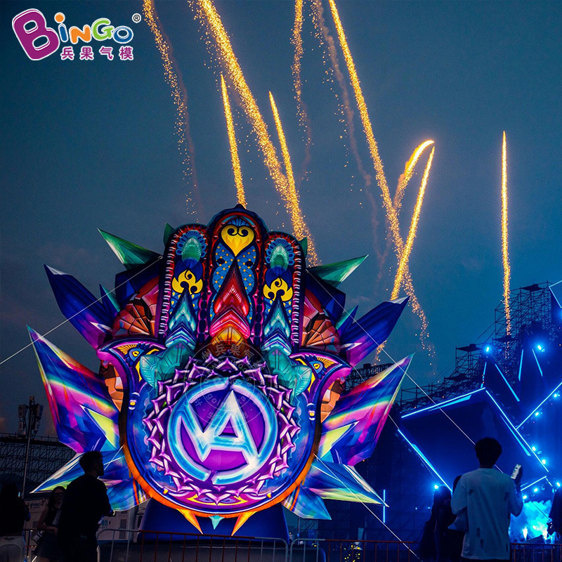 兵果工厂IP充气卡通气模演唱会电音节活动互动大LOGO广告装饰气模