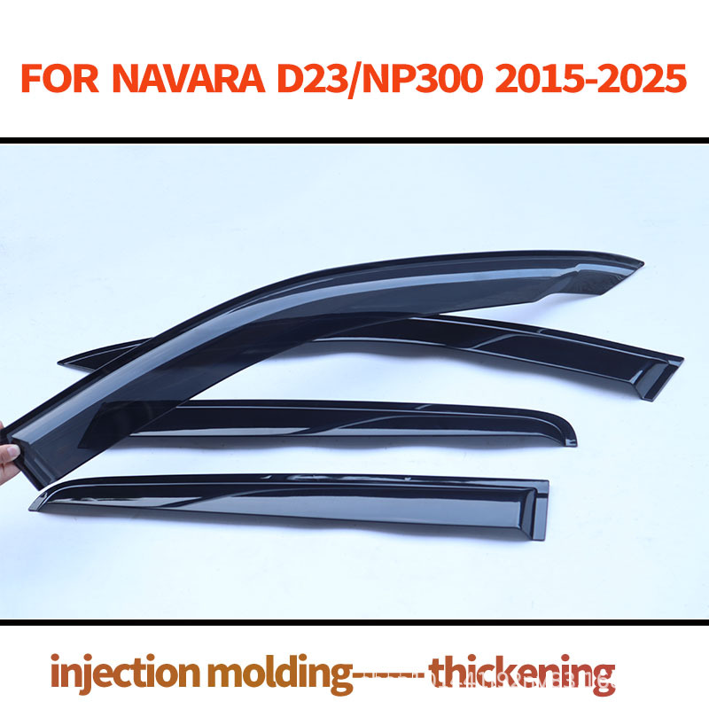 Suitable for Nissan Navara rain and sun visors NAVARA D23 2015-2025 Window visor