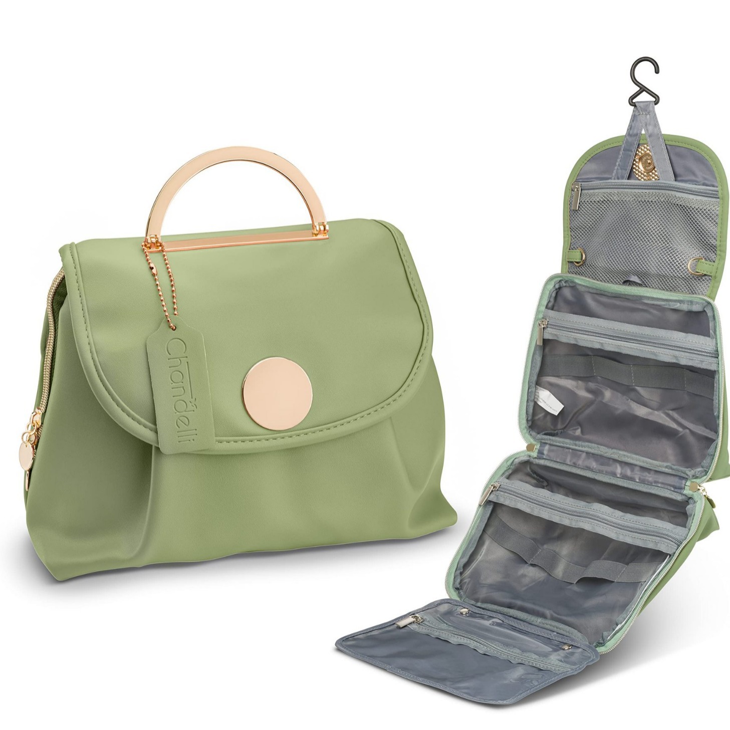 Waterproof toiletries, makeup bags, storage bags, toiletries with hooks, travel bags, shower supplies bags_voghion.com