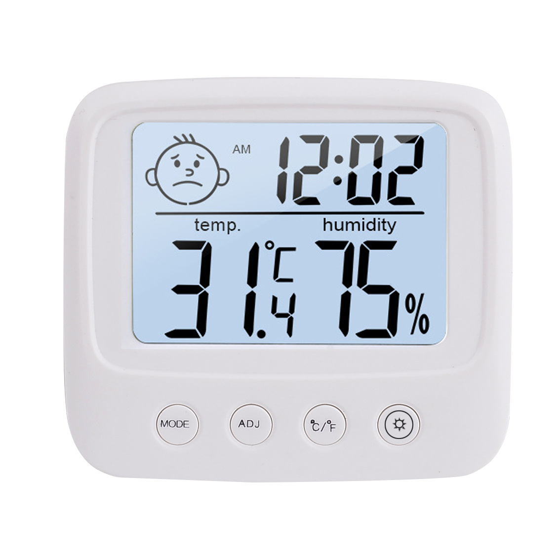 Termohigrómetro Digital de Escritorio KT, con Reloj Despertador y Calendario, para Oficina image 13