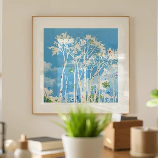 新中式中堂客厅沙发背景墙装饰画高级感餐厅走廊过道挂画书房壁画