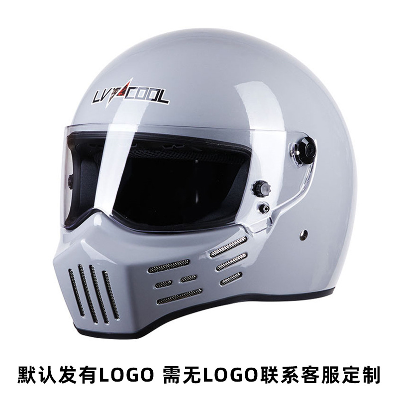 Comercio exterior retro casco completo casco de la motocicleta fábrica de crucero casco de la motocicleta Four Seasons universal entrega transfronteriza