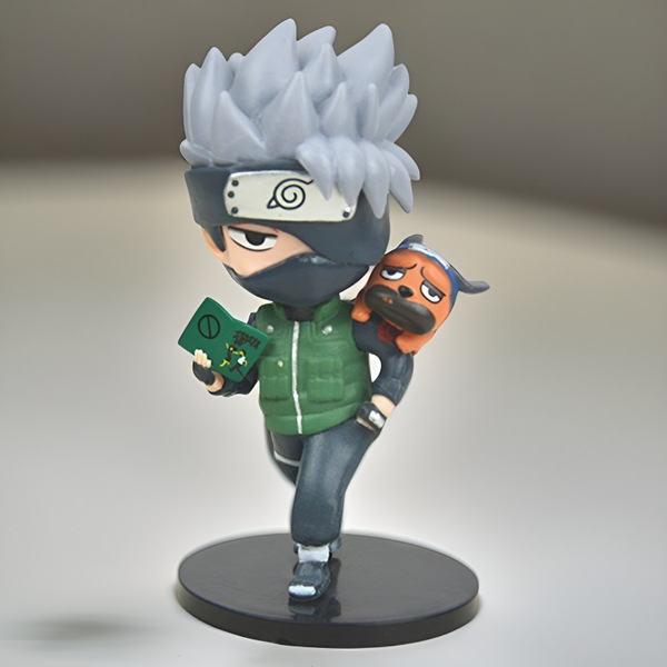 Naruto Handmade Xiao organiza muñecas de dibujos animados con tierra, modelos de juguetes, niños, estudiantes de anime de escritorio