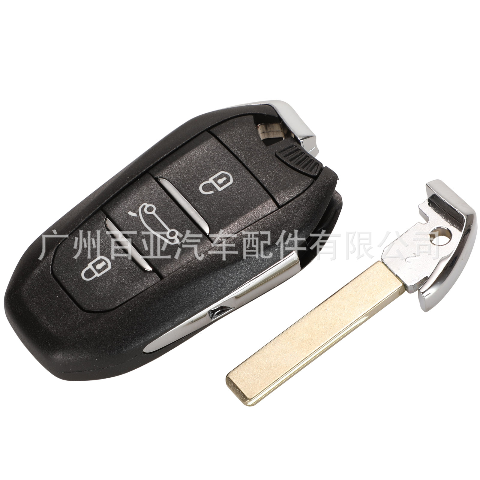Suitable for Peugeot Citroen 3 key DS smart remote control car key 433 MHz4A chip ID46 chip