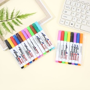 Water painting children's color floating pen children's magic water suspension pen erasable whiteboard pen floating pen wholesale