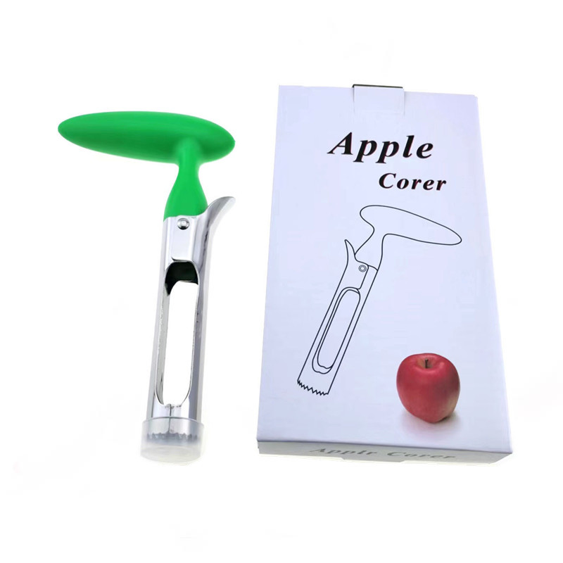 En stock al por mayor de acero inoxidable Apple corer fruta Coring dispositivo separador Apple Coring dispositivo