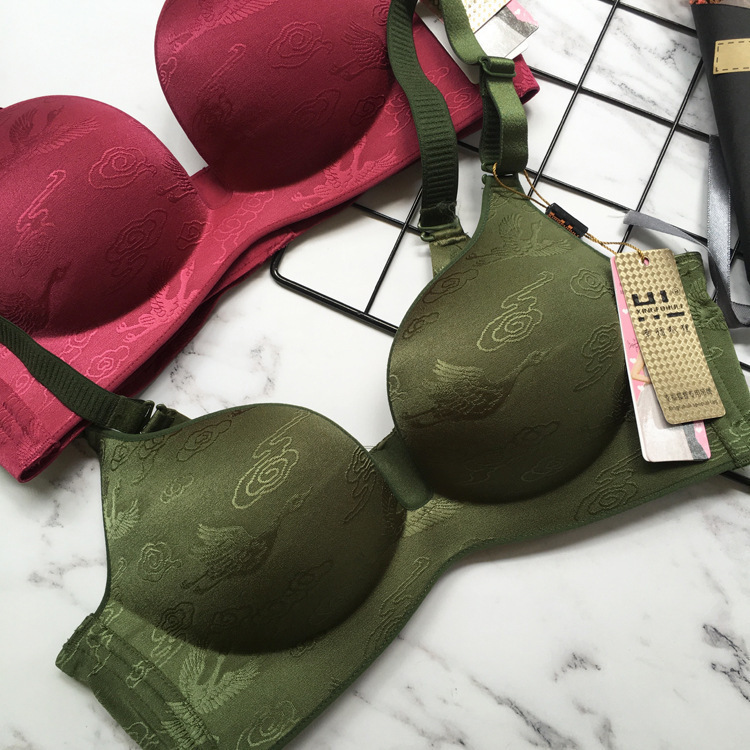Authentic New Happy Fox Romantic Radio Wave Function Massage Bra Without Rims Quantum Intimates for Women