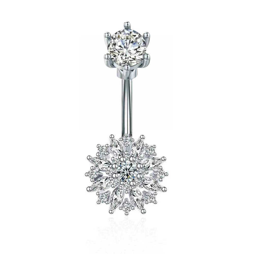 Labret piercing jewelry detail image