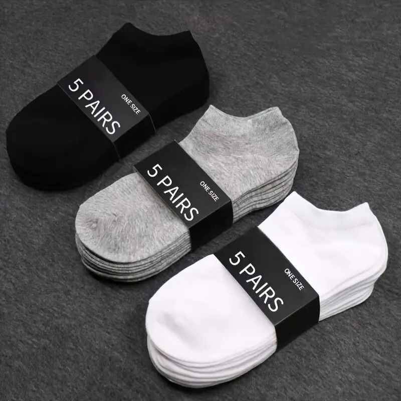 Or Men Women Socks Black White Gray Plaid Breathable Ankle Socks Spring Summer Short Socks Low Cut Thin
