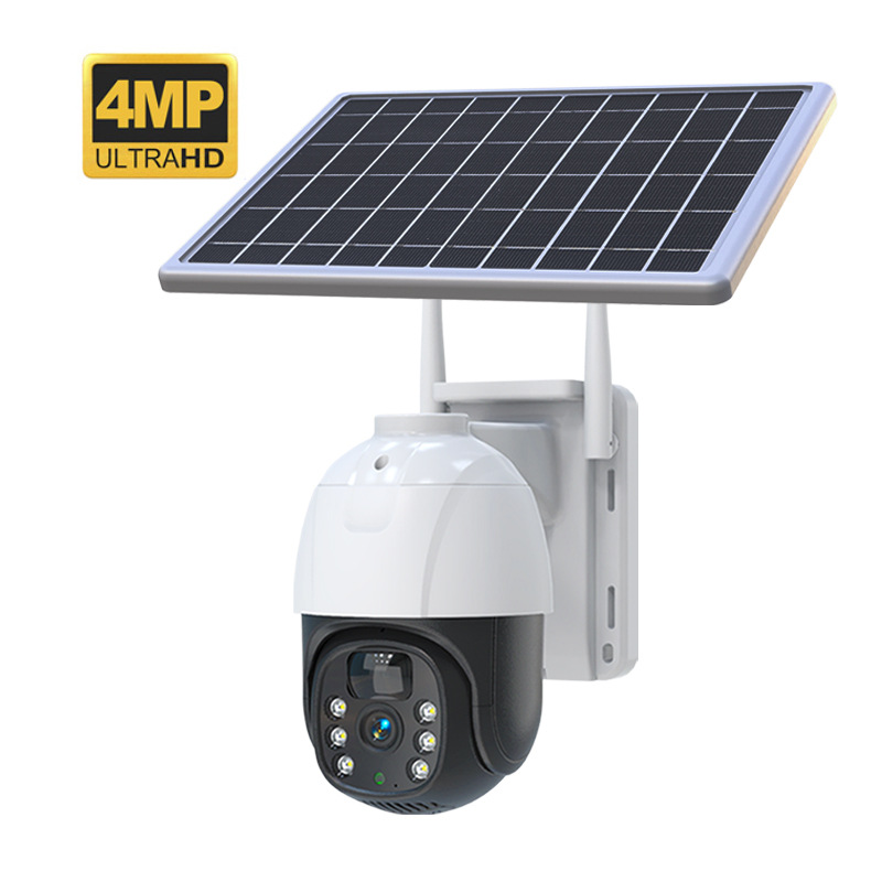 Lote de fábrica tee inalámbrico WIFI cámara de vigilancia 4G remoto a todo color de la visión nocturna HD Cámara solar