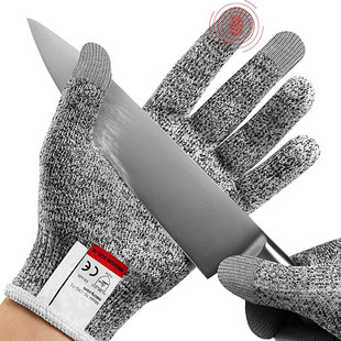 Cross-Border Hot-Selling Touch Screen Anti-Cut Gloves Garden Gloves Butchering Gloves Labor Protection Gloves Construction Handling Wear-Resistant
