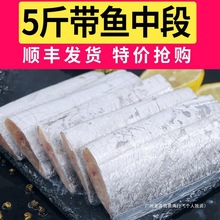 新鲜带鱼段大段冷冻带鱼东海小眼带鱼刀鱼段中段海鲜水产顺丰冷链