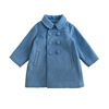 Winter woolen jacket, children's long coat, 2023, Korean style, increased thickness, western style, mid-length