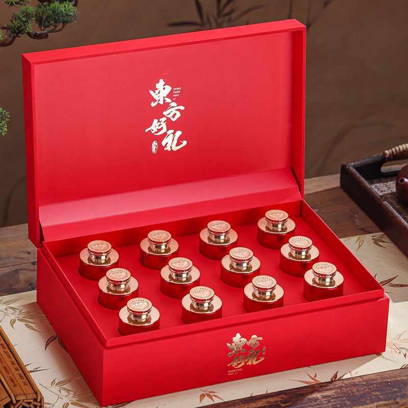 小罐茶礼盒空盒通用岩茶红茶大红袍金骏眉西洋参礼品盒木质礼盒