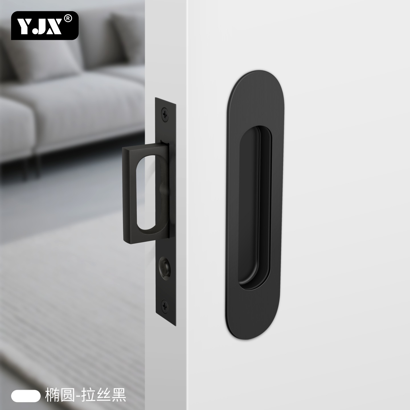 Presione el mango de la puerta de bolsillo enlazada cerradura accesorios de hardware puerta deslizante cerradura corredera puerta escondida perno de puerta invisible image 40