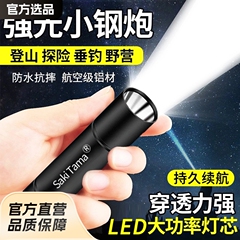 LED 強力ライト小型懐中電灯 USB 充電式多機能ミニ学生ポータブル照明作業灯ギフト