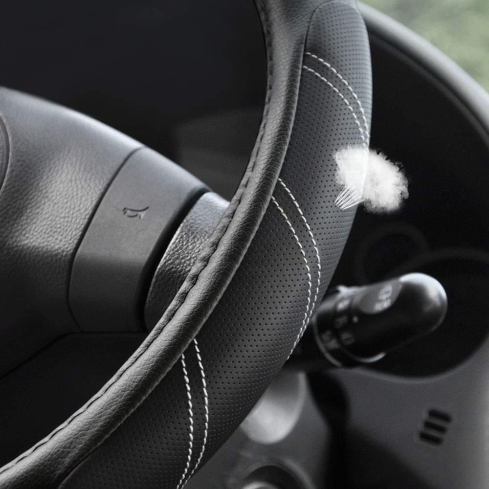 Car steering wheel cover leather elastic handle cover without inner ring Four Seasons universal car accessories car handle cover