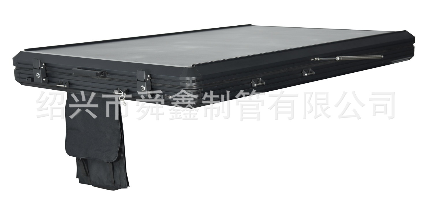 Outdoor Camping Quick-Open Aluminum Shell Hard-Top Roof Tent for Suv, Sedan, Mountain Camping, Hunting, and Stargazing
