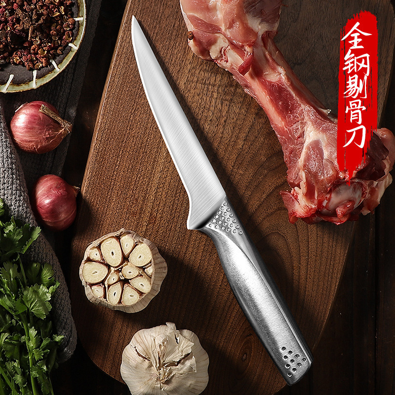 Cuchillo de corte de hueso de acero inoxidable cuchillo de corte de cerdo cuchillo de corte ultra afilado cuchillo de corte de carne de carne de vaca y oveja