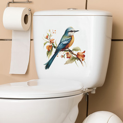 外貿可愛樹枝小鳥花兒童臥室馬桶貼家居裝飾牆貼貼紙自粘批發跨境