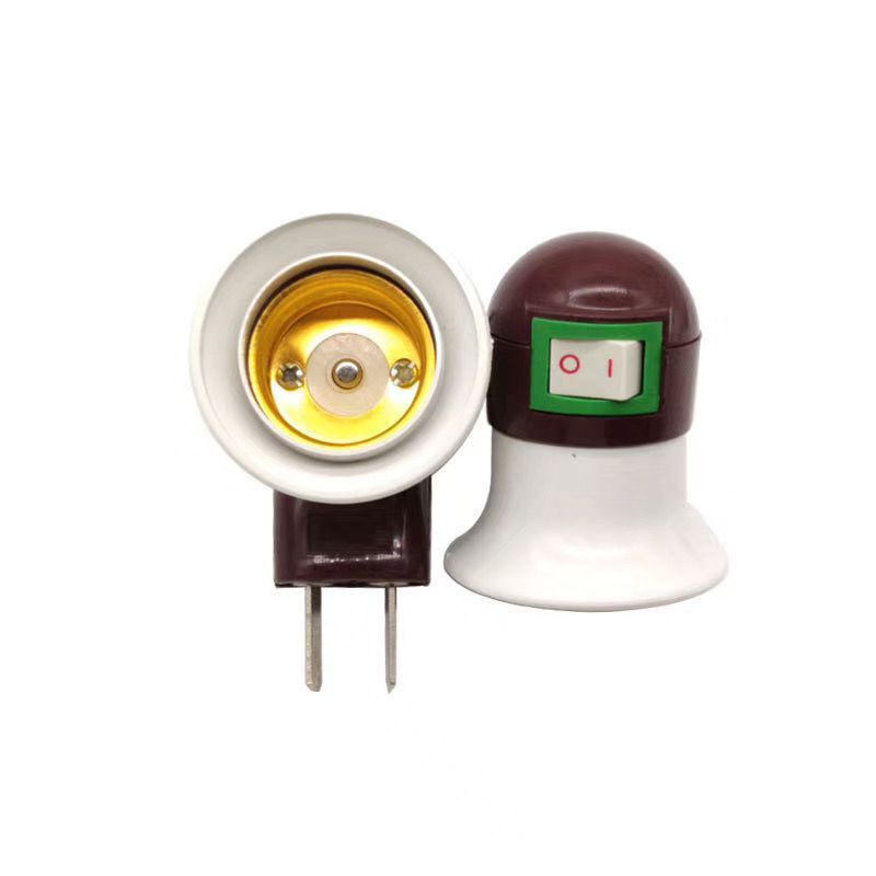 卸売e 27壁式ネジ口ランプヘッド変換ヘッド自在螺旋ランプホルダーLED小夜ランプホルダー移動電球|undefined