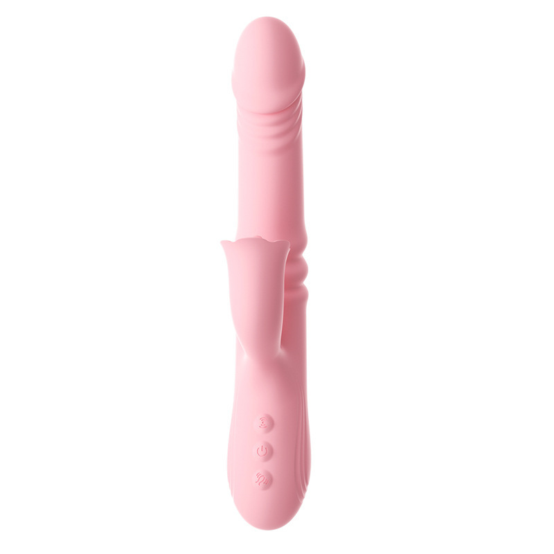 Vibrador Telescópico Oscilante con Lengua Estimulante para Mujer, Juguete Sexual para Adultos, Venta al por Mayor image 3