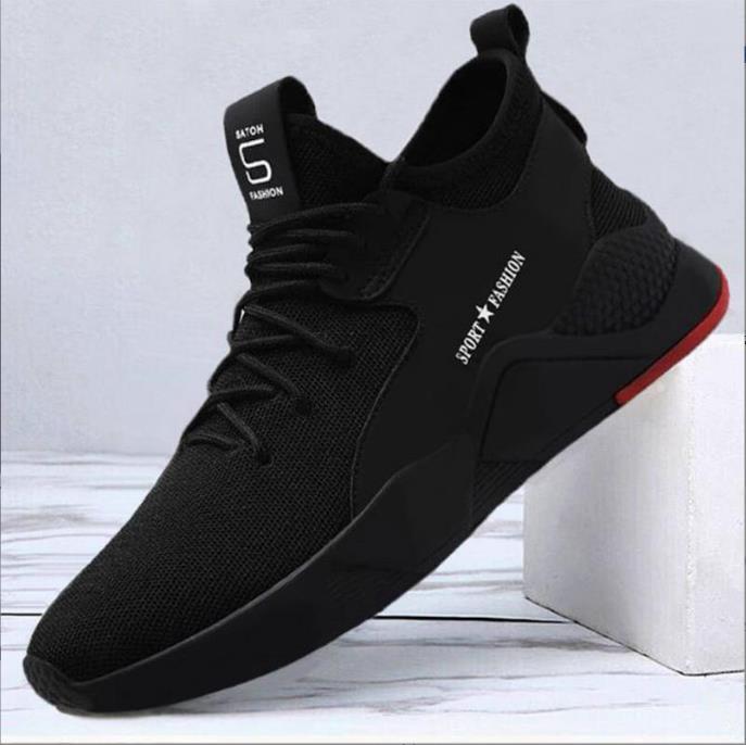 2023 nuevo otoño nuevos zapatos de hombre volando malla tejida zapatos de hombre deportes casuales zapatos de hombre moda transfronteriza más tamaño zapatos de hombre