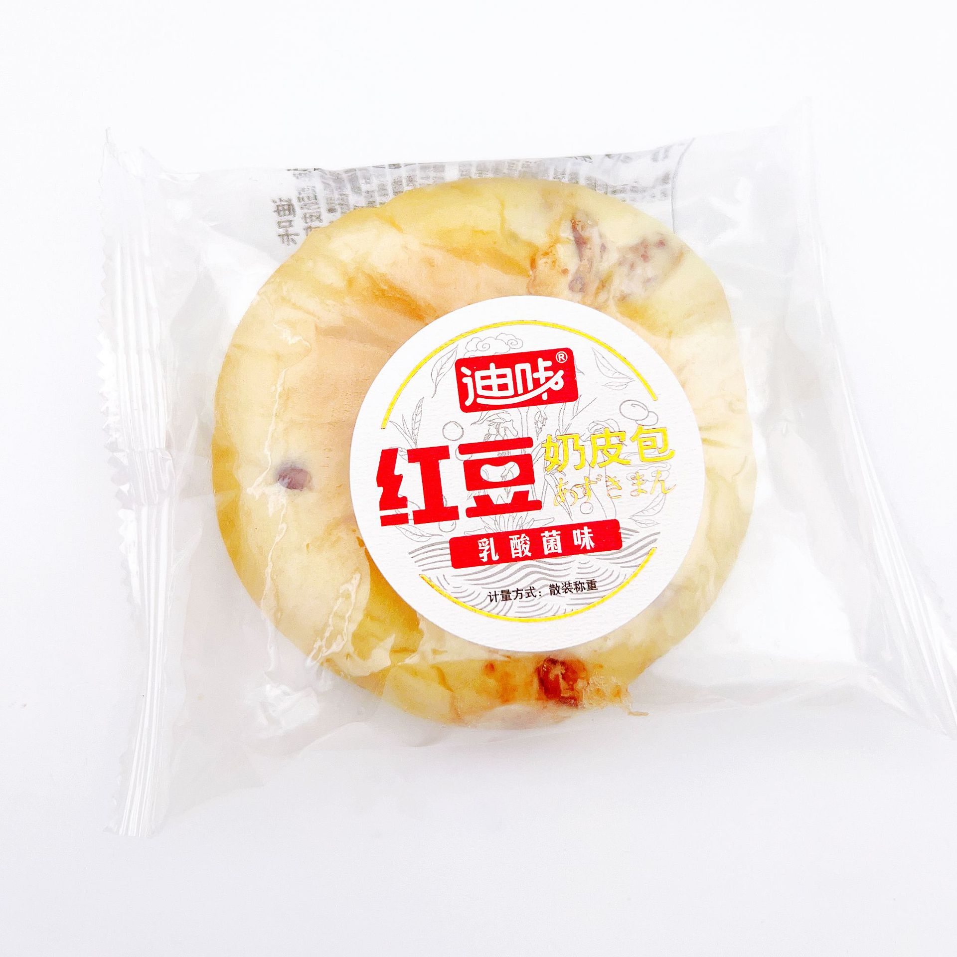 Dikka Red Bean Milk Skin Bacteria Flavor Breakfast Afternoon Tea Pastry 1 Piece 4 Pounds