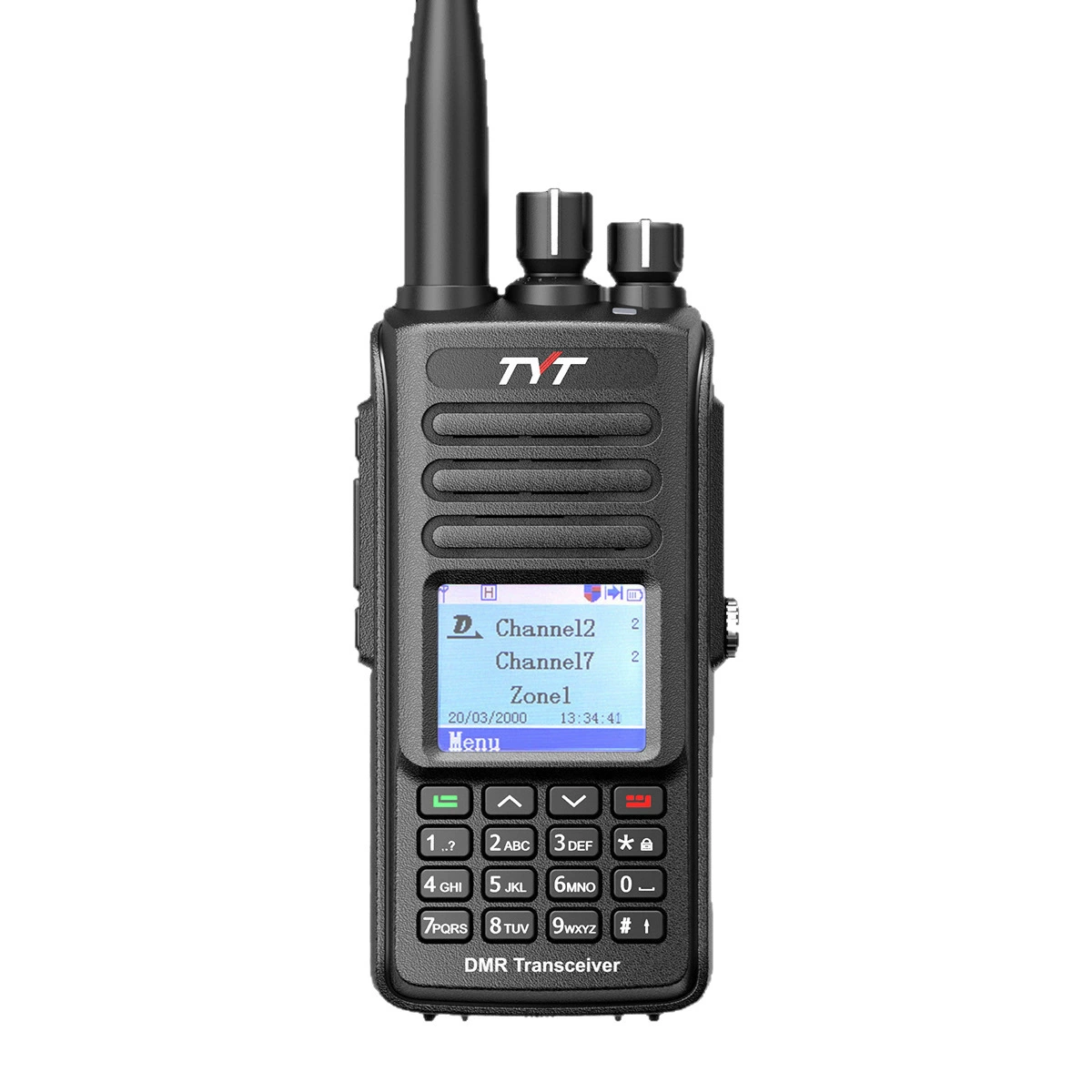 DMR Handheld Radio (TYT) MD-UV390 PLUS, 10W, Type-C, 3600mAh, AES256