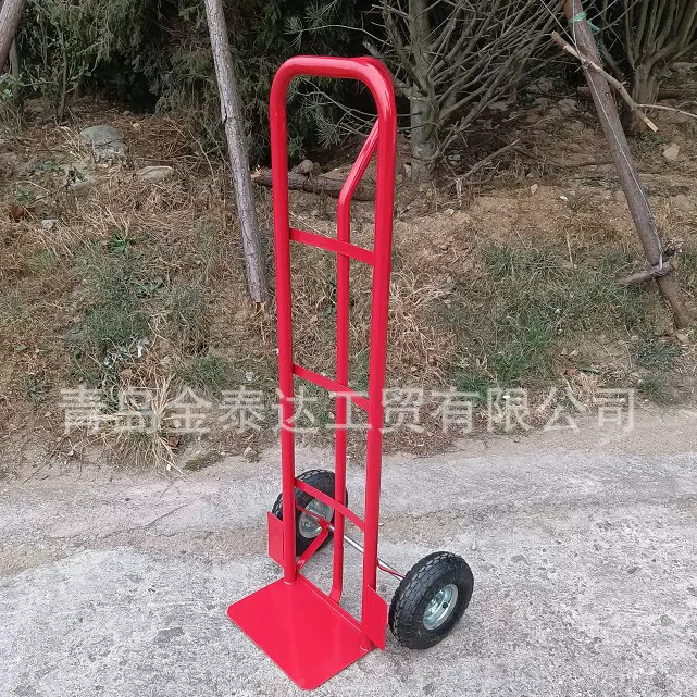 加厚粗把手推货仓车物流运输搬运车
