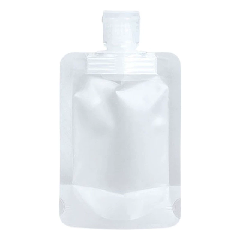 Портативная дорожная сумка для дозирования лосьона Косметический шампунь Исходящая прозрачная всасывающая насадка Сумка Крышка Сумка Бутылка для образцов
