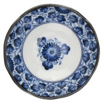 국화염색 당초 8.3inch 대접 SD29-6