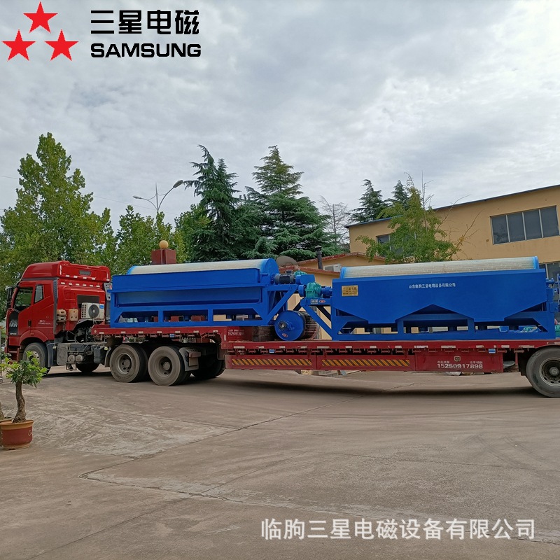 铁矿山永磁简式磁选机 高强度水选湿式浓缩磁选机 选矿磁选机