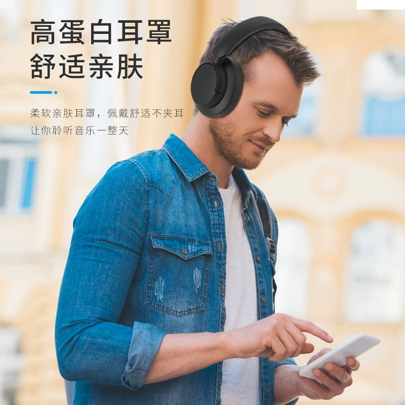 Cross -border ANC шумоподавляющий гарнитура беспроводной музыкальной игровой Bluetooth гарнитура производитель обработка индивидуализация