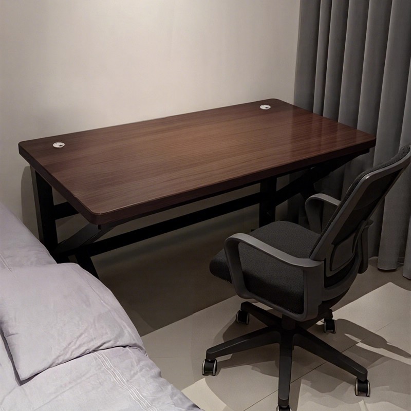 Mesa de computadora de madera maciza dormitorio escritorio estudiantil en el hogar escritorio de escritorio de adultos escritorio de cama simple escritorio moderno escritorio de trabajo