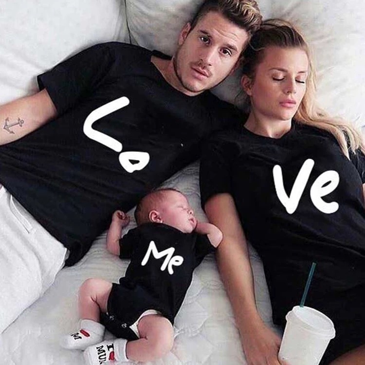 En stock bebé padre-hijo ropa verano una familia tres boca cuatro boca llena decoración del hogar Sanya Seaside Vacaciones Viajes fotografía