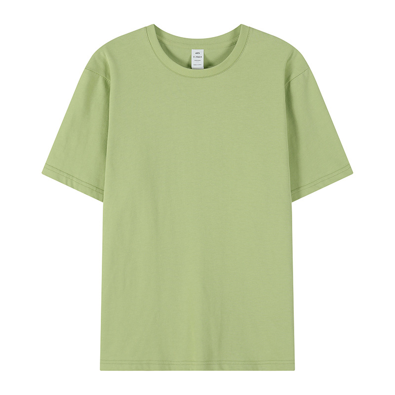 Camiseta publicitaria de algodón personalizada para hombres con dibujos de procesamiento de algodón peinado ropa de trabajo camiseta de manga corta camiseta cultural de algodón