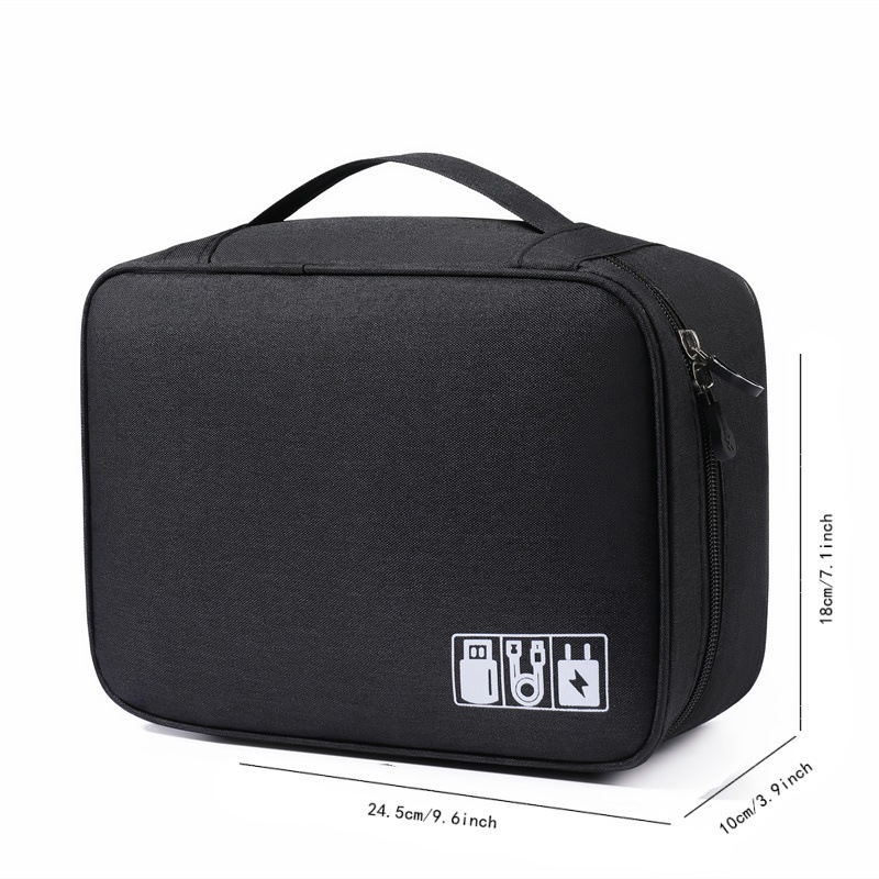 Cargador de cable de datos catiónico bolsa de almacenamiento para teléfono móvil portátil bolsa digital auricular USB bolsa de acabado de gran capacidad