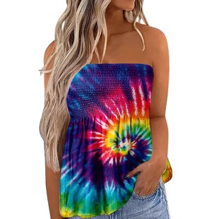 (Cross-border trading), tube top, T-shirt, 2023, European style, wish