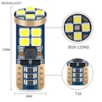 Автомобильный светодиодный световой индикатор 3030-12smd декодирование T10 маленький пузырчатый светильник мотоцикла модифицированный маленький светильник W5W
