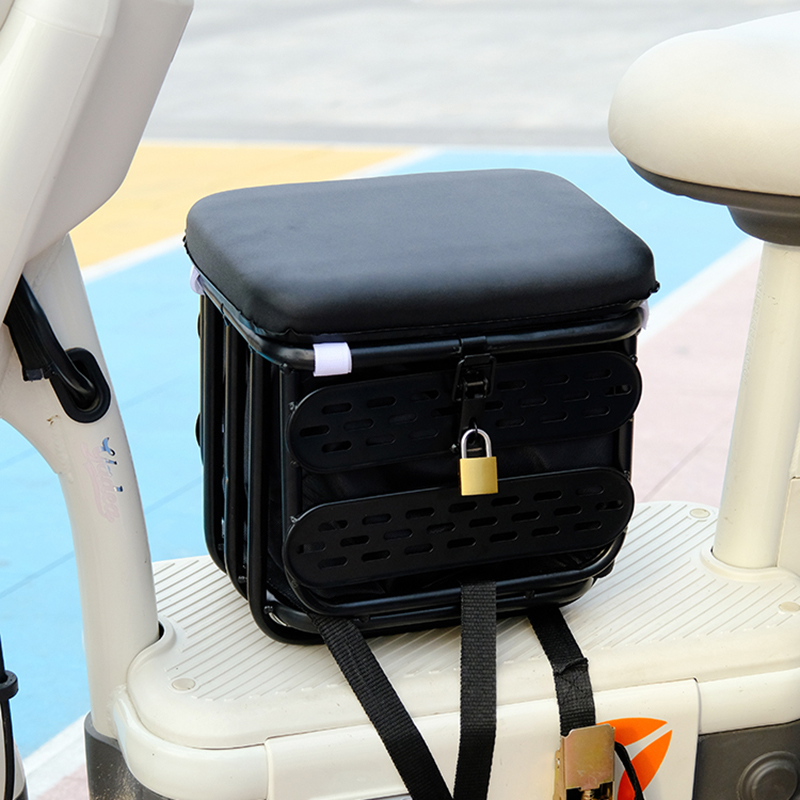 Suitable for Electric Vehicles, the Front Storage Box Can Be Used as a Universal Electric Vehicle Child Seat, Storage Basket, Seat, and Electric Vehicle Baby Seat