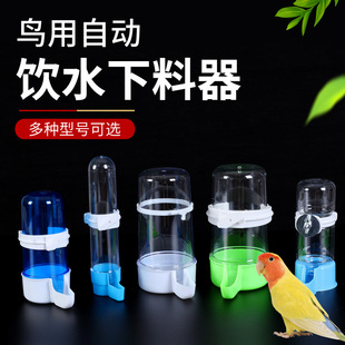 Tiger Skin Peony Cockatiel Drinking Fountain Feeding Water Dispenser Bird Supplies Utensils Automatic Feeder Bird Feeding Jar