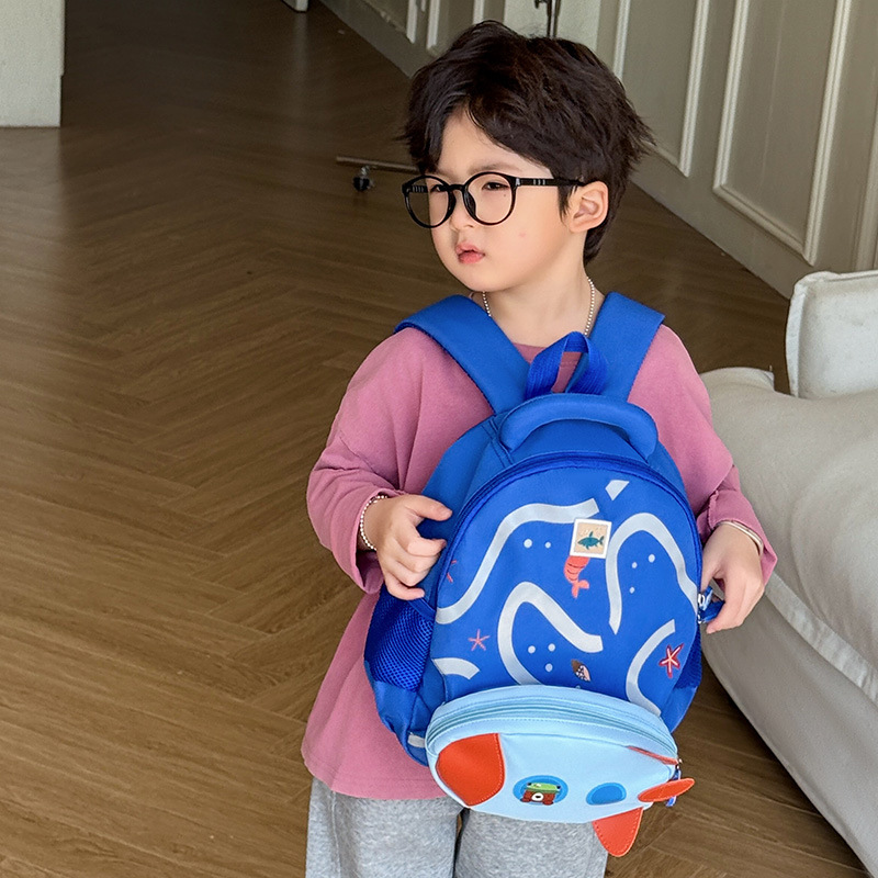 Mochila escolar para niños Dibujos animados Anime Kindergarten Mochila para niños 3-5 años Clase pequeña y media Mochila para niños y niñas Comercio exterior