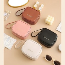 PU防水卫生巾收纳包月事包姨妈巾便携包化妆口红包迷你便携零钱包