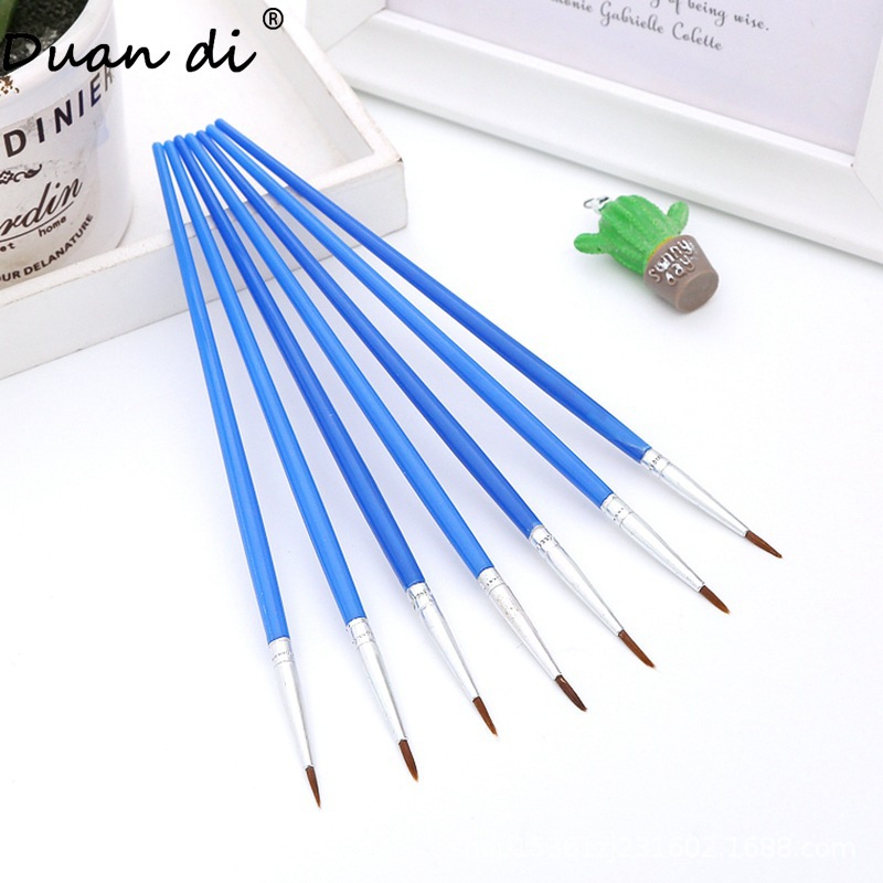 Factory direct supply of children's oil painting brushes, coloring brushes, graffiti brushes, nylon blue pen barrels, and fine-line pens wholesale.